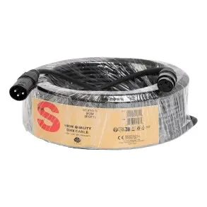 Cable XLR DMX Iluminacion Pro 20 metros Stagg SDX203