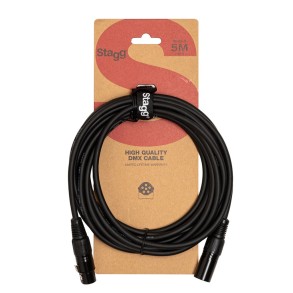 Cable XLR DMX Iluminacion Pro 5 metros Stagg SDX53