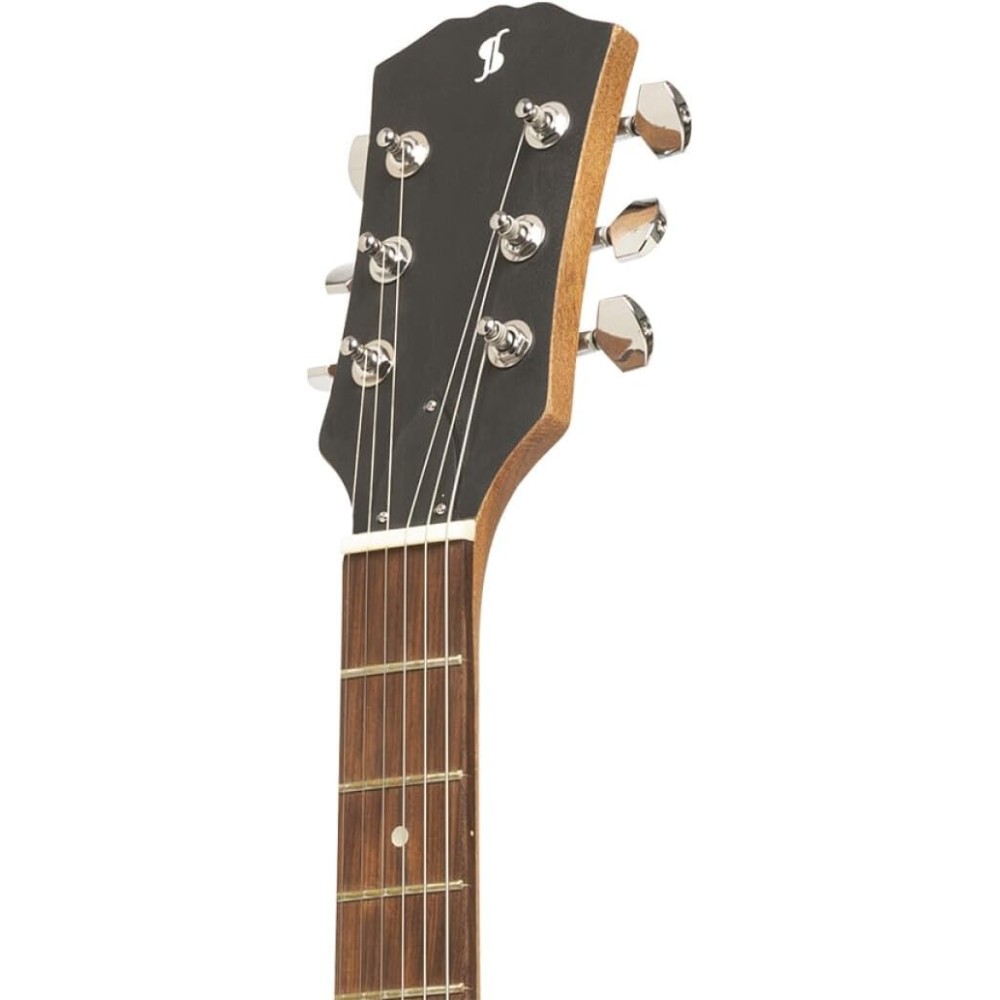 Guitarra Electrica Les Paul Zurda Negro Stagg SELHB90BLKLH