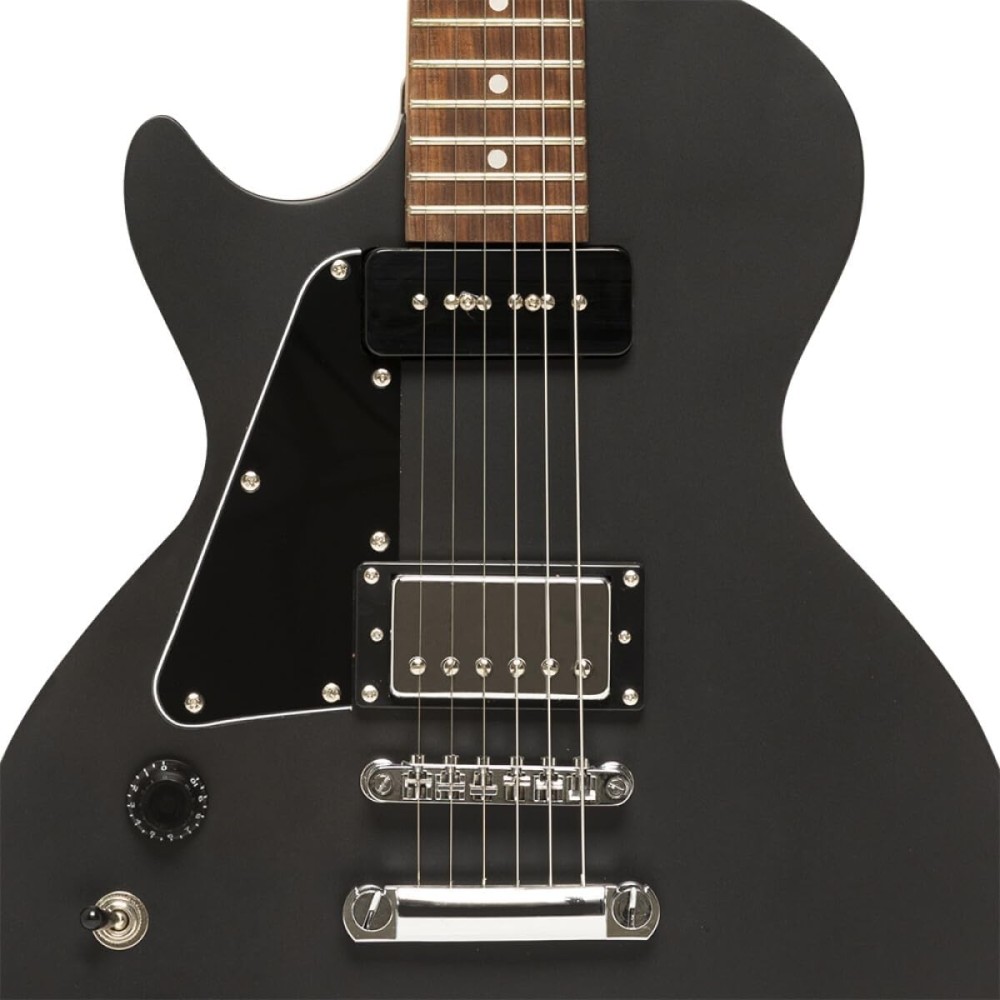 Guitarra Electrica Les Paul Zurda Negro Stagg SELHB90BLKLH