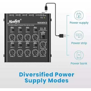 Mixer de Audio 8 Canales Donner MKO150