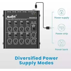 Mixer de Audio 8 Canales Donner MKO150