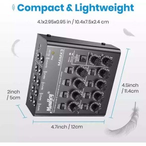 Mixer de Audio 8 Canales Donner MKO150