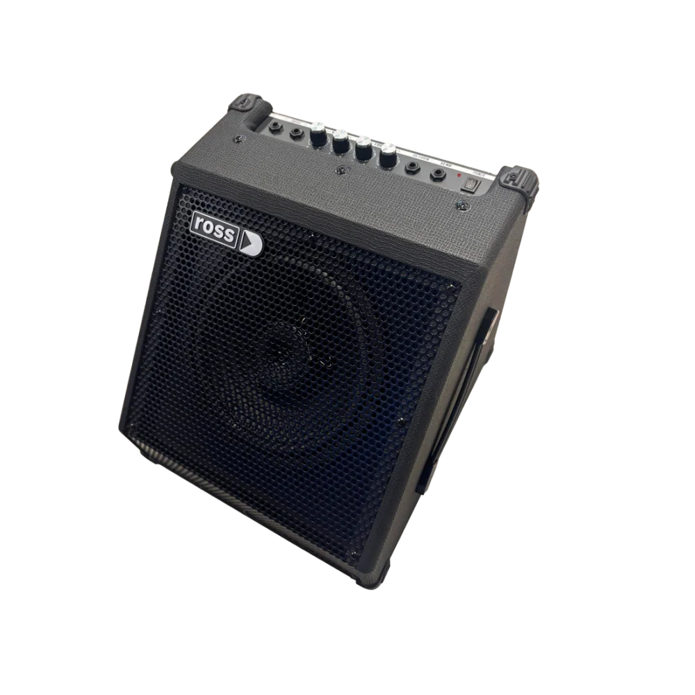 Amplificador Multiprosito Acustica Teclado Bateria Electronica Ross DR-30