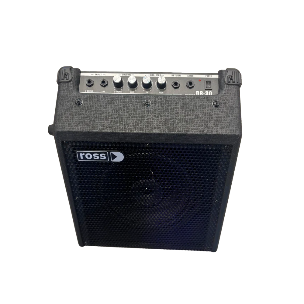 Amplificador Multiprosito Acustica Teclado Bateria Electronica Ross DR-30