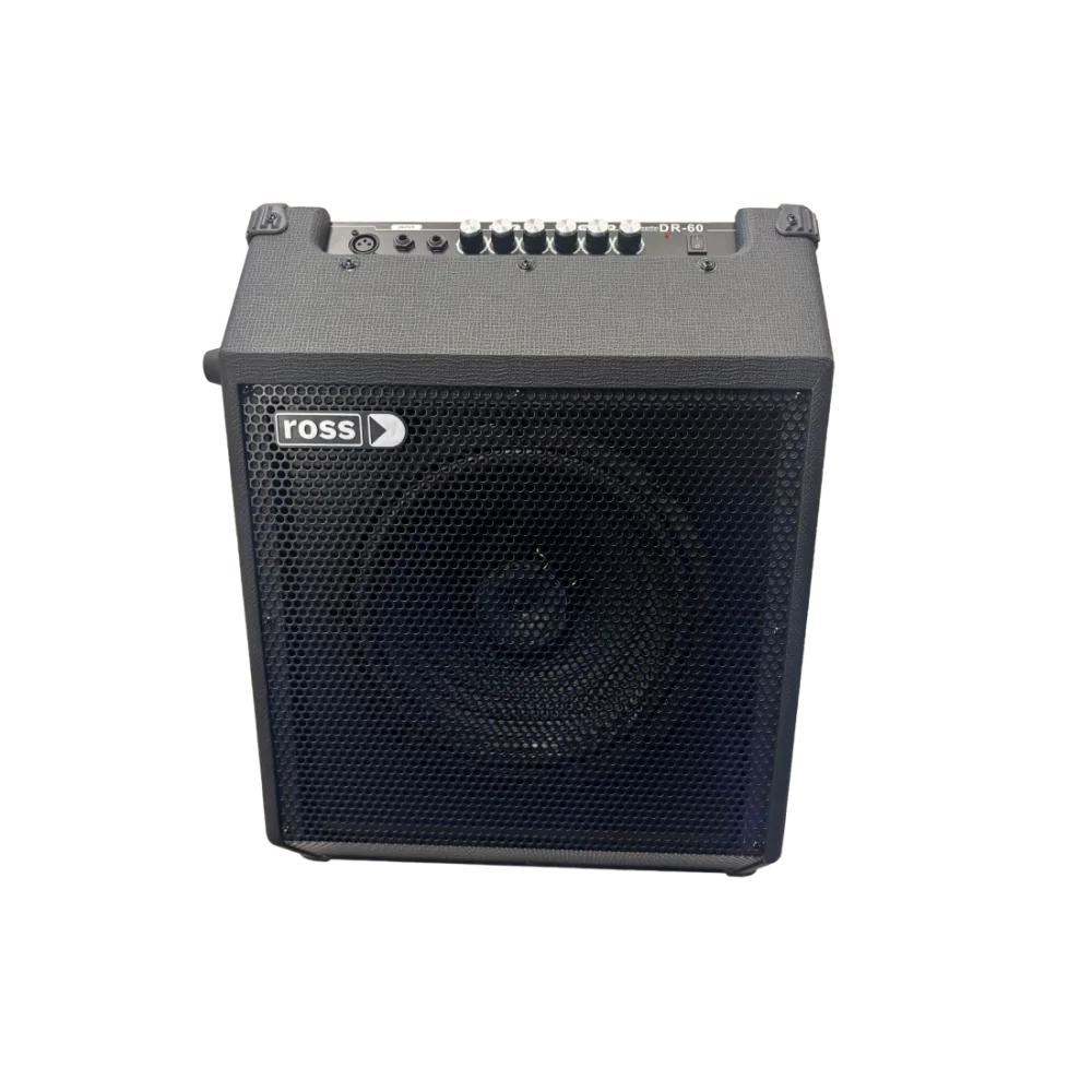 Amplificador Multiprosito Acustica Teclado Bateria Electronica Ross DR-60