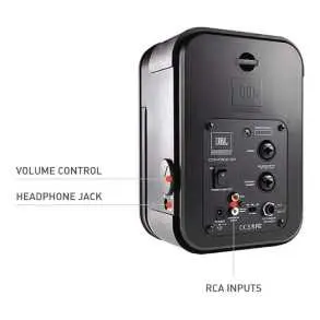 Pack Bafles Activos JBl 5" de Pared con Mixer Bluetooth