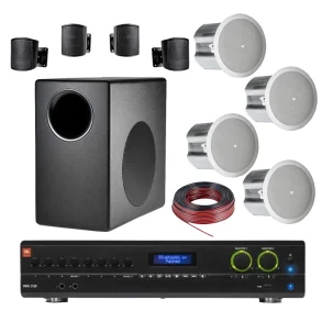 Pack Sonido Living y Galeria Potencia Parlantes JBL Premium