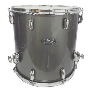 Tom De Piso Pearl Vision Birch De 14x14 Color Graphite | Cuerpo Suelto | Tom Flotante - Chancha