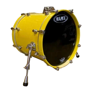 Bombo Suelto Mapex De 18x16 Saturn Pro Series Color Laser Canary