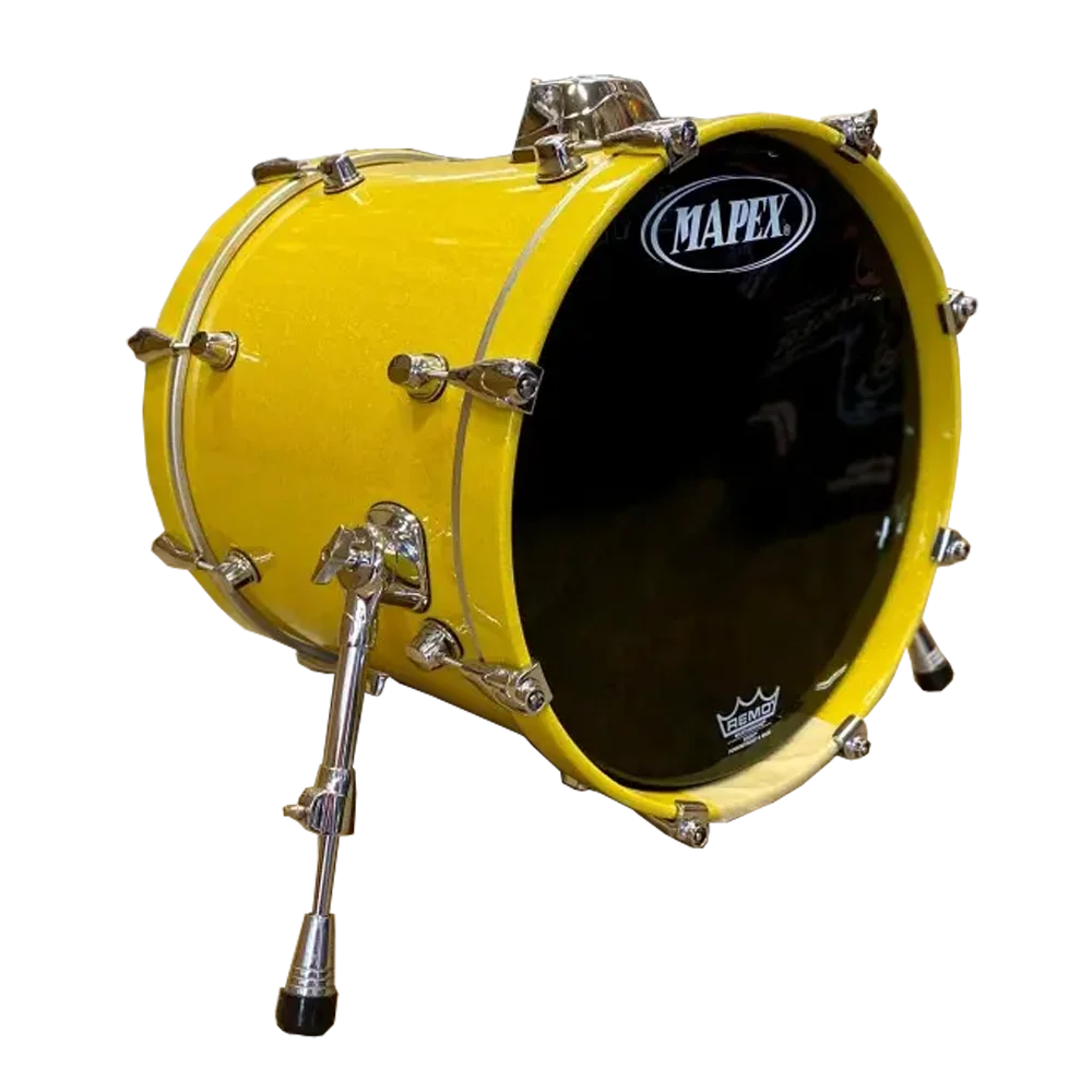 Bombo Suelto Mapex De 18x16 Saturn Pro Series Color Laser Canary