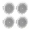 Pack Sonido Local Comercial Parlantes de Techo JBL 4" 8124 y Potencia Bluetooth