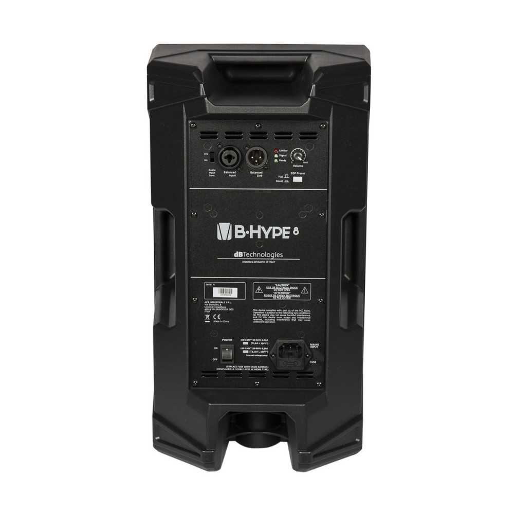 Sistema PA Activo DB Technologies Sub 12" y Bafle 8" con Pole Mount
