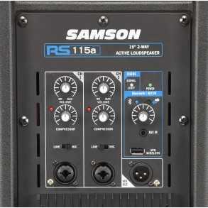 Sistema PA Activo Samson Sub 18" y Bafle 15" con Pole Mount