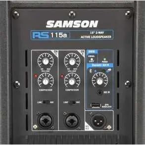 Sistema PA Activo Samson Sub 18" y Bafle 15" con Pole Mount
