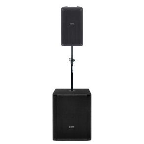 Sistema PA Activo Samson Sub 18" y Bafle 10" con Pole Mount