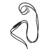 Cable para Auricular In ear con Microfono Stagg SPMMICCORD