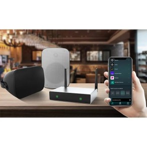 Combo Musica Parlantes Techo 4" Amplificador Smart WiFi Bluetooth Home