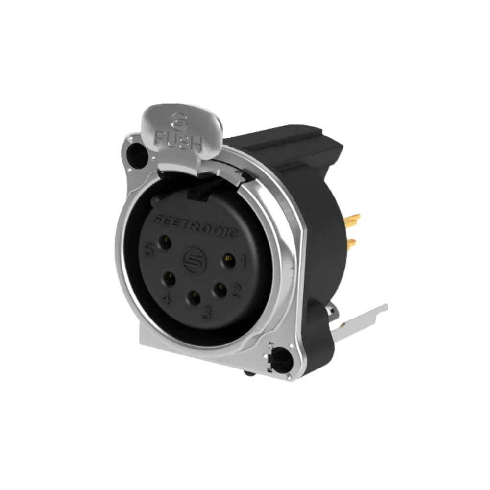 Ficha 5 Pines XLR Seetronic SCADF5-V