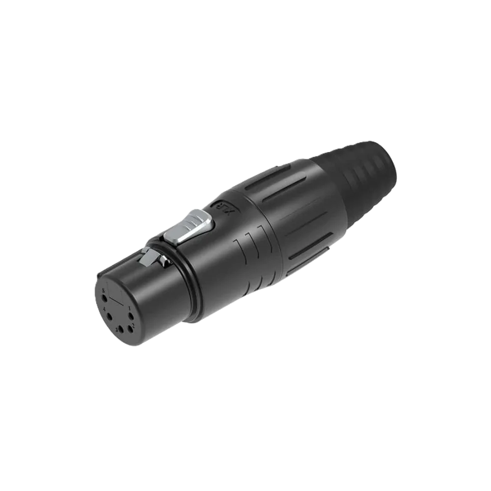 Ficha 5 Pines XLR Seetronic SCSF5-B