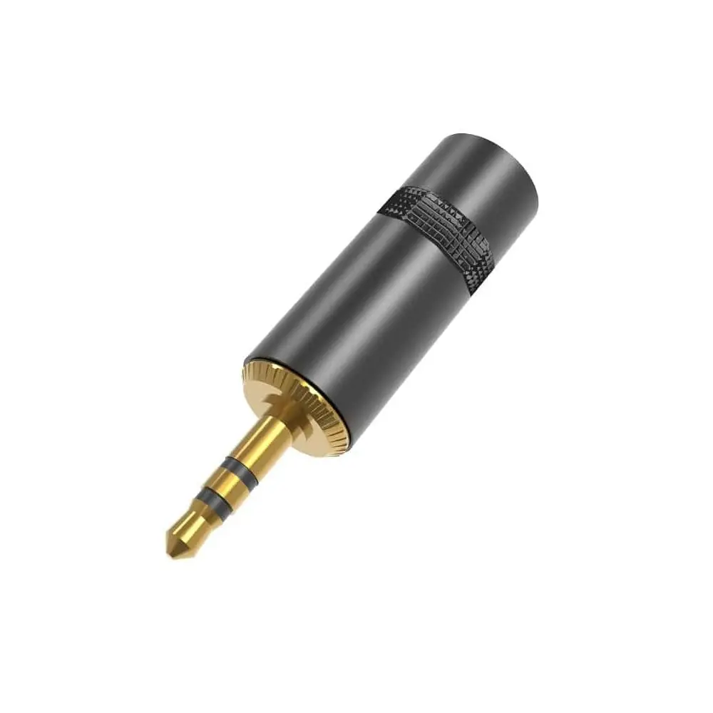 Ficha Mini Plug Stereo Dorado Seetronic ST231L-BG