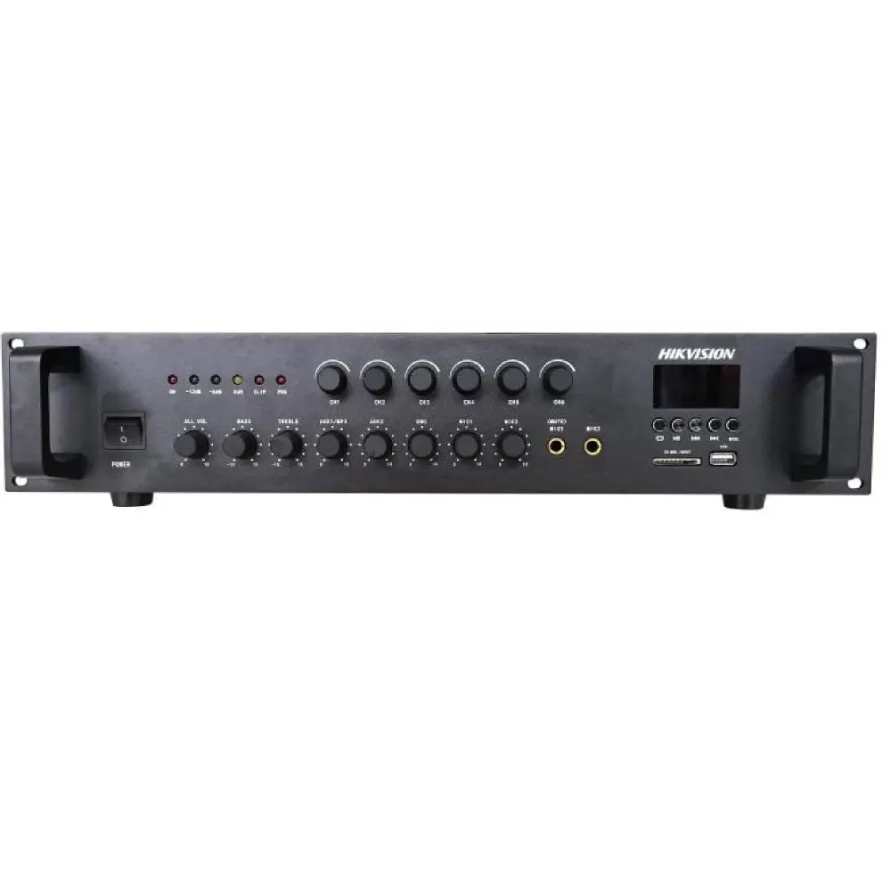 Potencia de Instalacion 120W 6 Zonas Bluetooth Hikvision DS-QAE0A120G1-VB6/EU