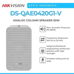 Parlante de Techo 4" 20W Hikvision DS-QAE0420G1-V
