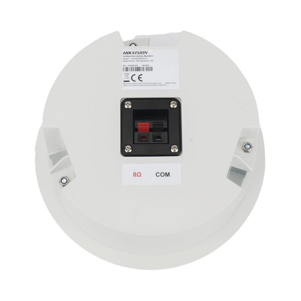 Parlante de Techo 5" 3W Hikvision DS-QAZ0203G1-S