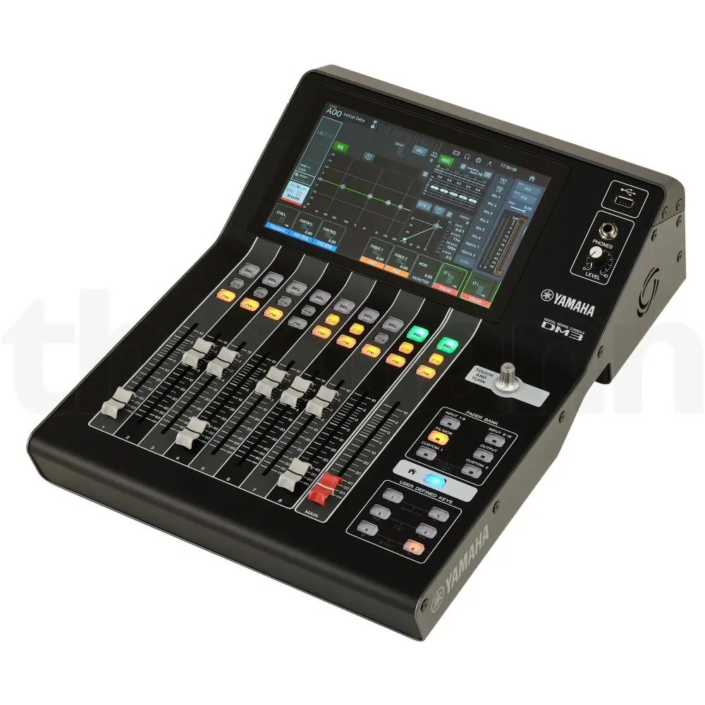 Mixer Digital de 16 Canales con Dante Yamaha DM3