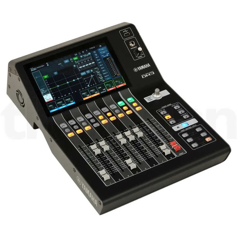 Mixer Digital de 16 Canales con Dante Yamaha DM3