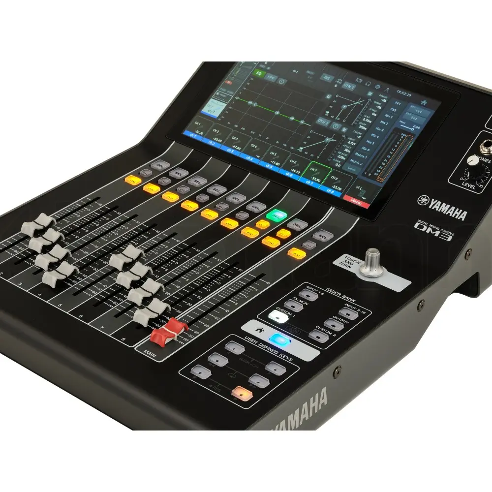 Mixer Digital de 16 Canales con Dante Yamaha DM3