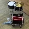 Bateria 3 Cuerpos Bombo 12 con Banqueta Color Bordo Bateria 3 Cuerpos Bombo 12 con Banqueta Color Bordo