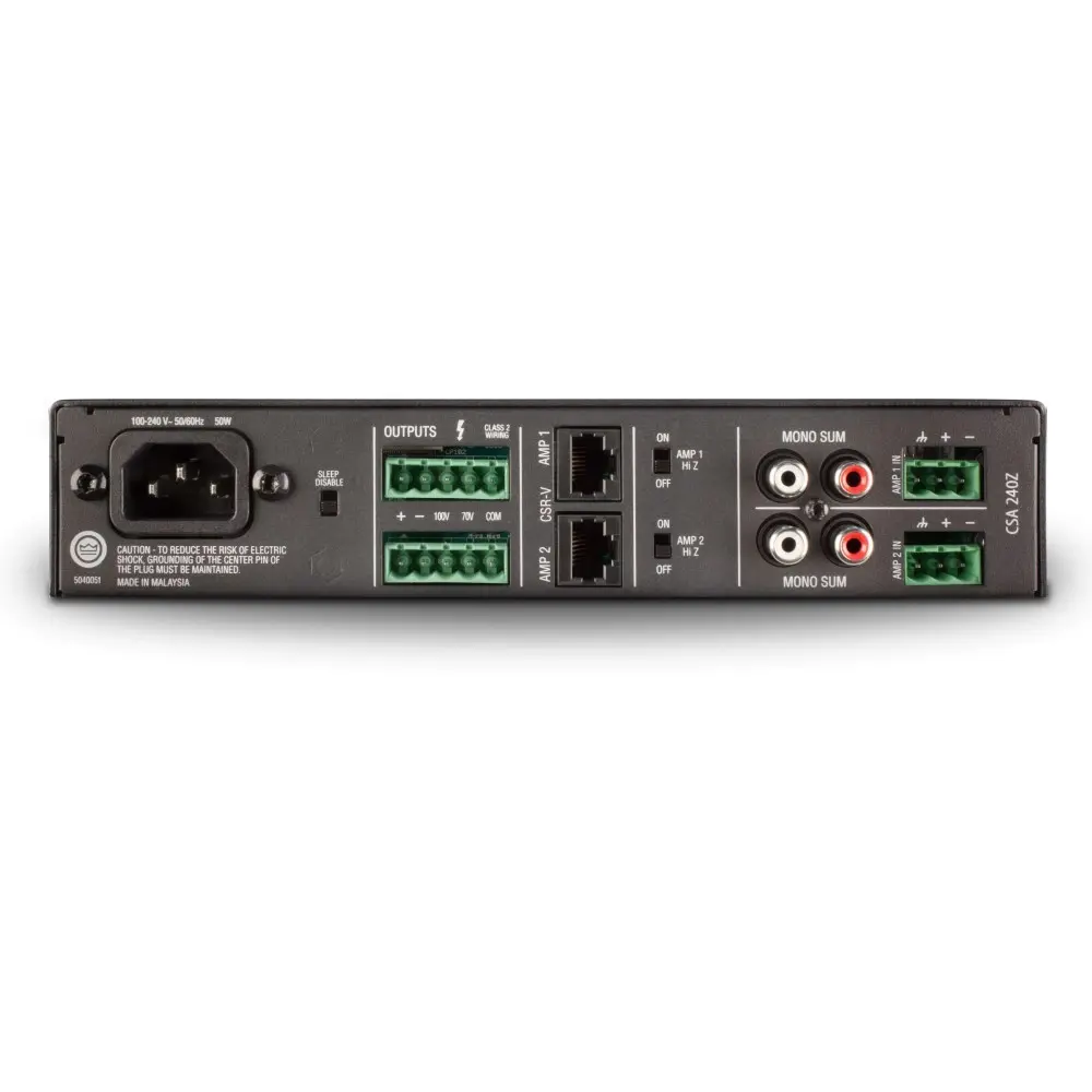Potencia de Instalacion 2 Zonas 40W Jbl NCSA240Z
