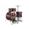 Bateria Completa 5 Cuerpos Bombo 16" Thunder JBP2211A-WR THU