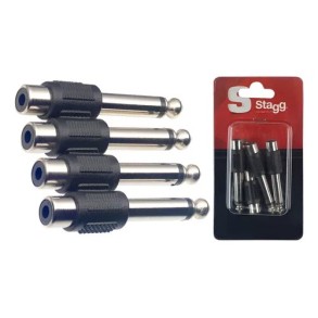 Adaptadores Plug RCA Stagg ACPMCFH