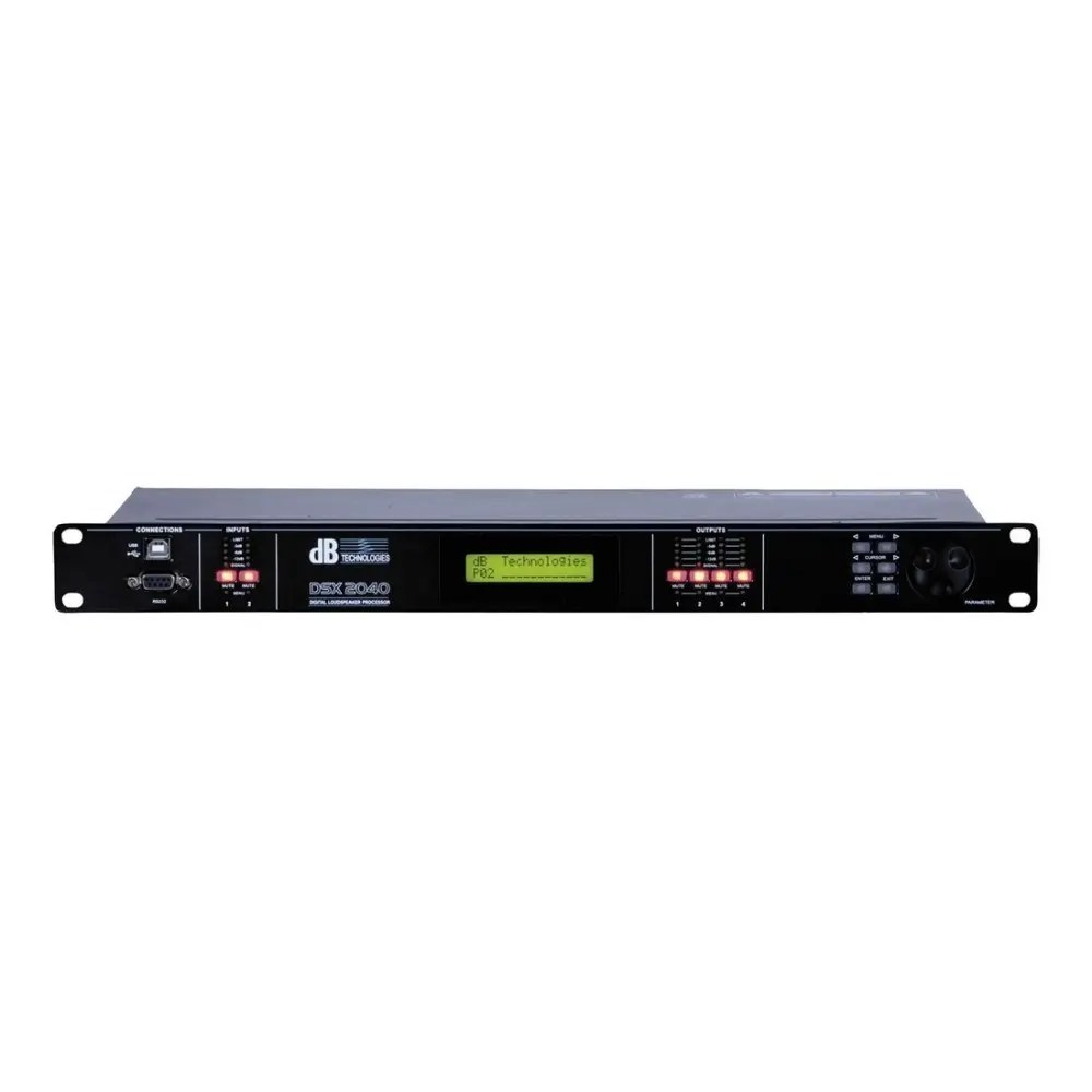 Procesador Digital 2 Entradas 4 Salidas Db Technologies DSX 2040