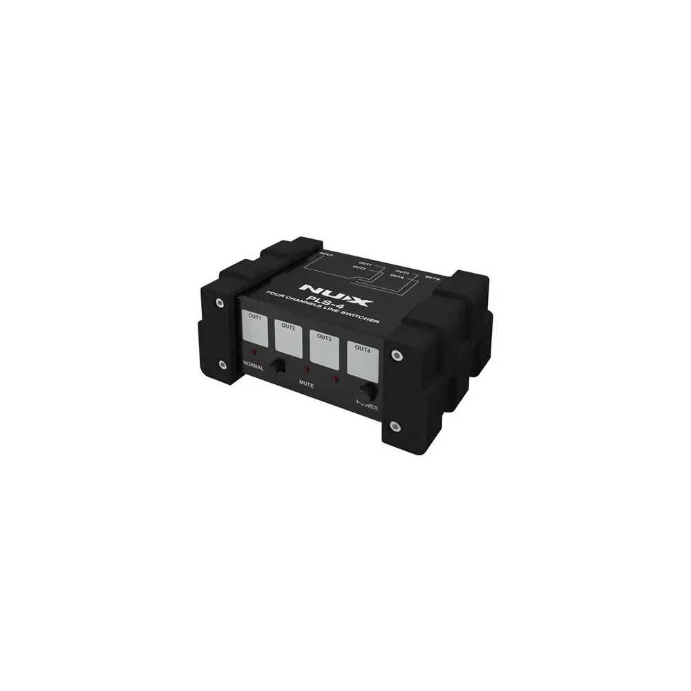 Interfaz Line Switcher NUX PLS-4 4 Canales Interfaz Line Switcher NUX PLS-4 4 Canales