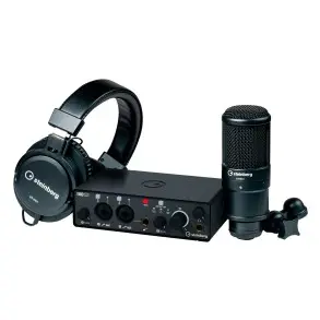 Pack Placa de Audio 2 Canales + Auricular + Microfono Steinberg IXO22BRPACK
