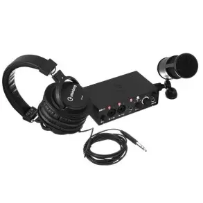 Pack Placa de Audio 2 Canales + Auricular + Microfono Steinberg IXO22BRPACK