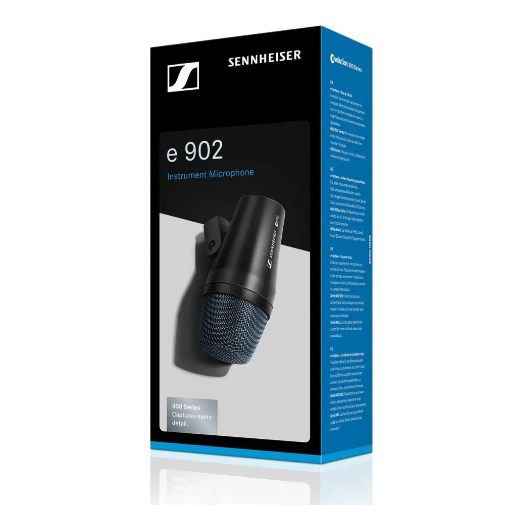 Microfono Dinamico Condioide para Bombo Sennheiser e 902