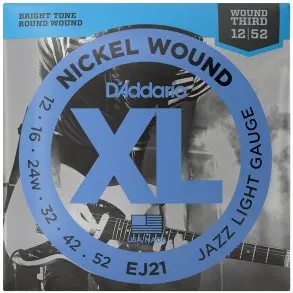 Encordado Guitarra Electrica 012 D'Addario EJ21