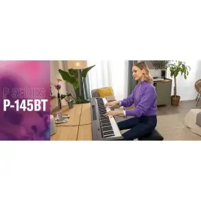 Piano Digital Yamaha P145BT de 88 Teclas sensitivas con Bluetooth