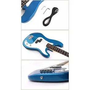 Bajo Electrico Tipo Jazz Bass 4 Cuerdas Smiger G-B1-4-MBL