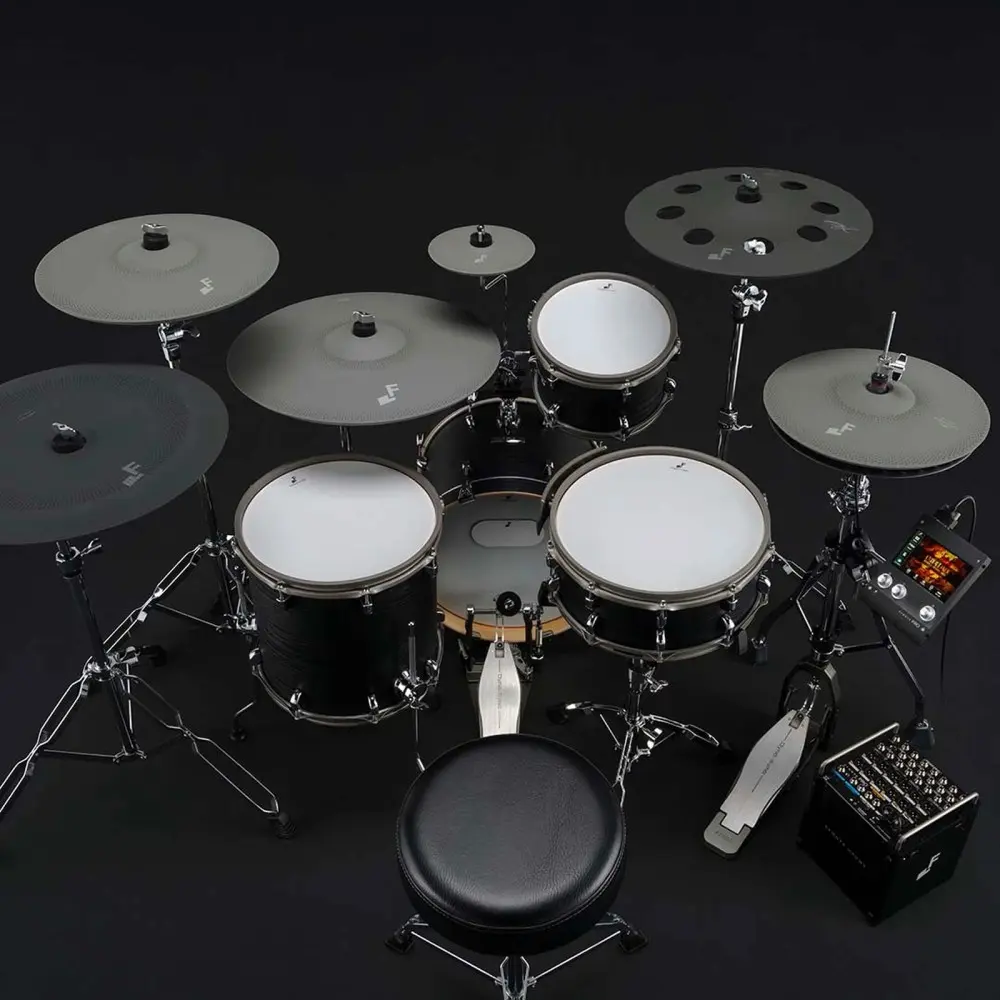 Bateria Electronica 4 Cuerpos 5 Platillos Efnote EFNOTEPRO500X