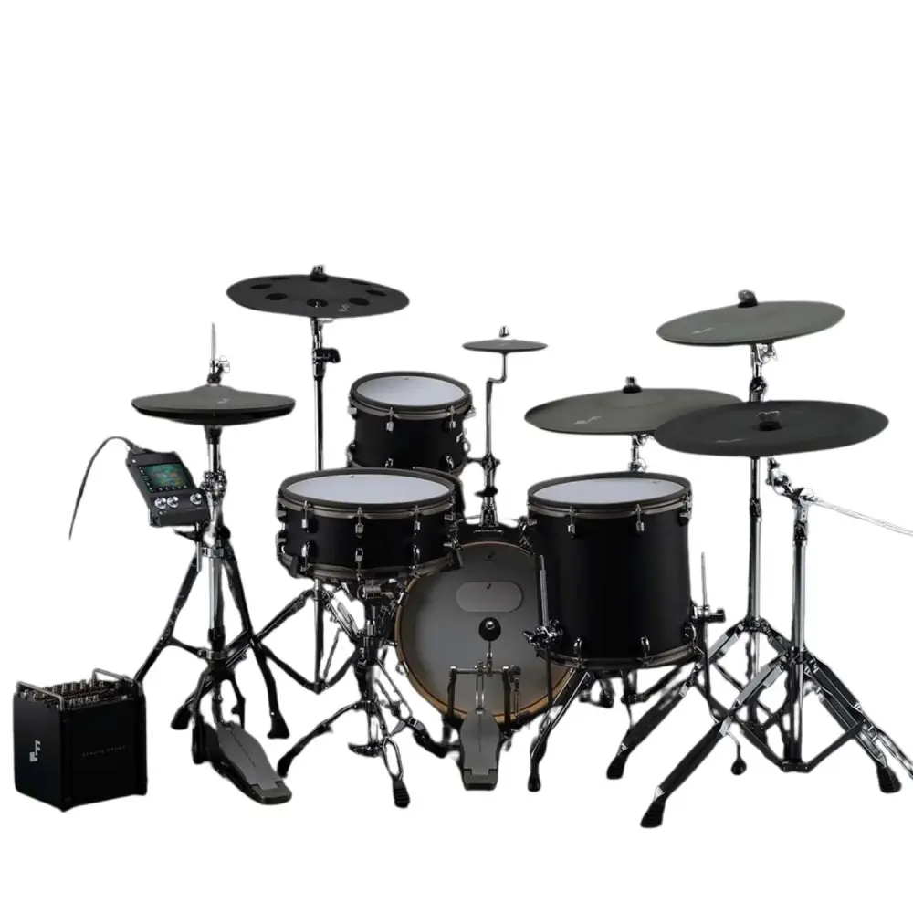 Bateria Electronica 4 Cuerpos 5 Platillos Efnote EFNOTEPRO500X