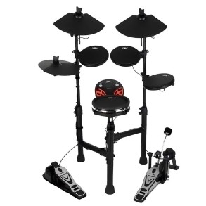 Bateria Electronica 4 Cuerpos 7 Pads Thunder THD130