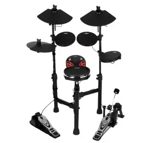 Bateria Electronica 4 Cuerpos 7 Pads Thunder THD130