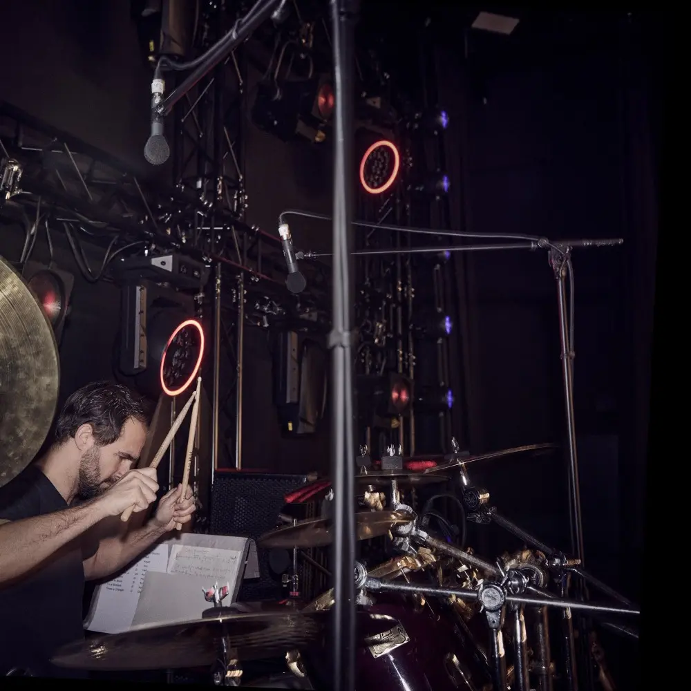 Soporte de Microfono boom Gravity TMS4321OHB brazo extra largo