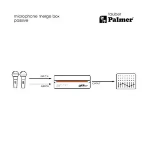 Caja Directa Mixer de 2 Canales Palmer TAUBER