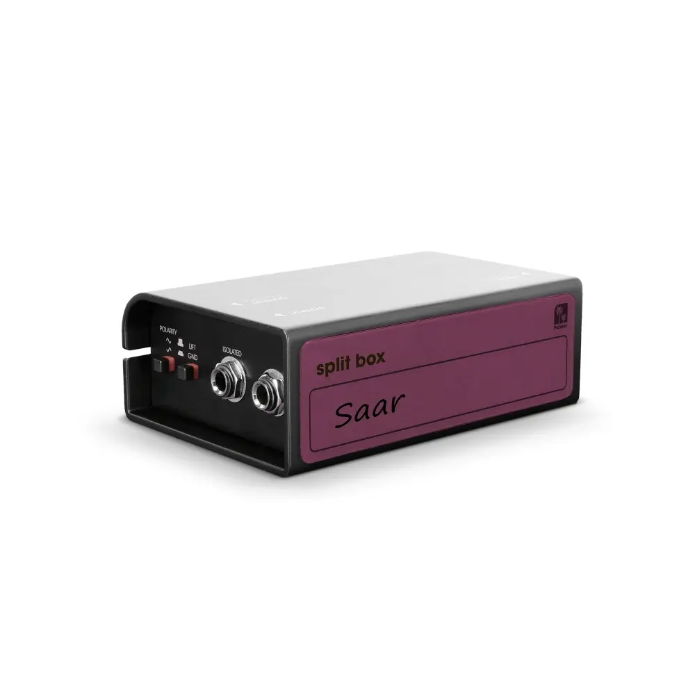 Caja Divisor Activo Guitarra Bajo 2 Salidas Palmer SAAR